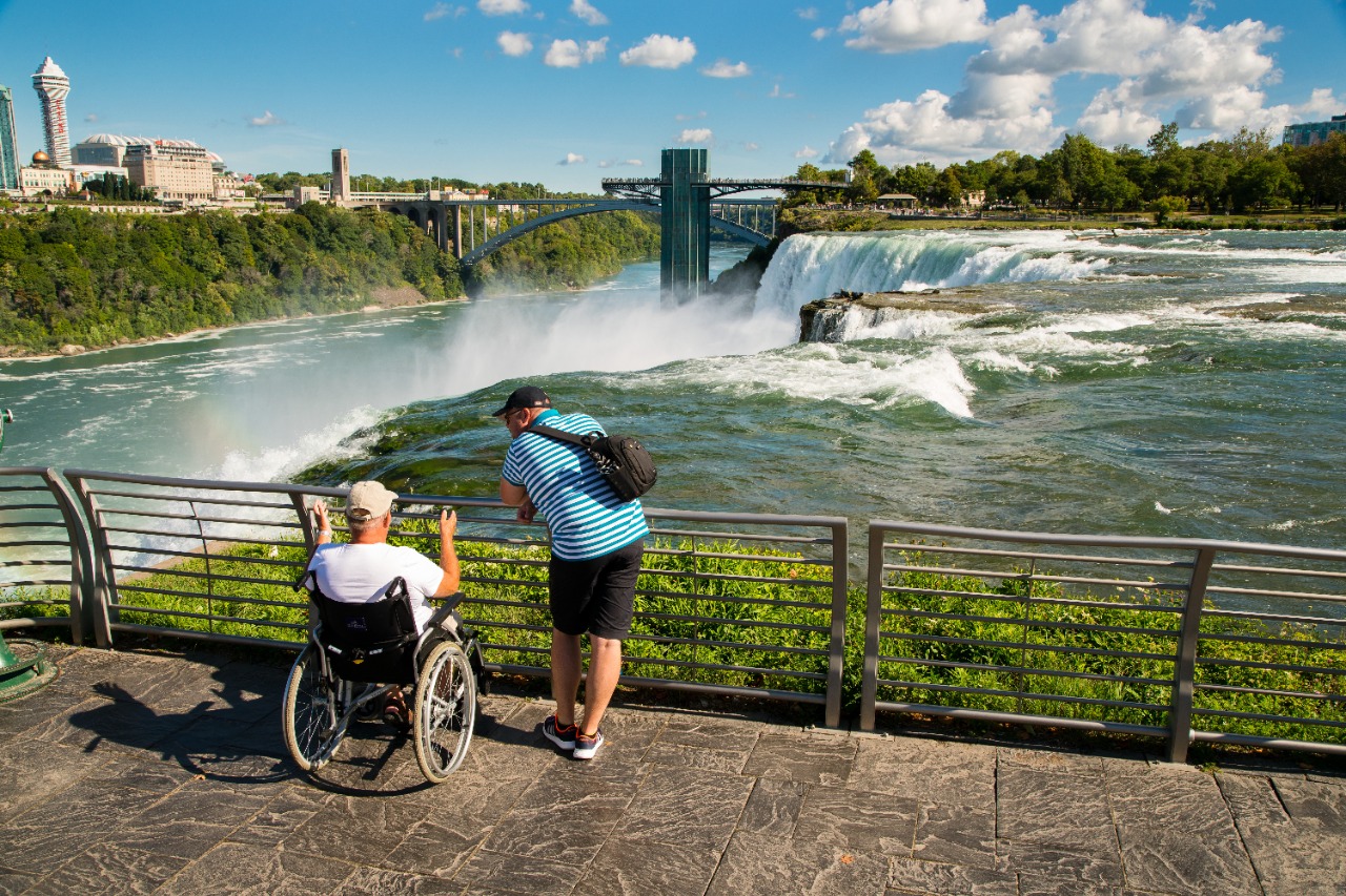 is journey behind the falls wheelchair accessible