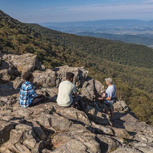 Guided rock climbing excursions are a thrilling and unique way to experience the beauty of Shenandoah National Park.