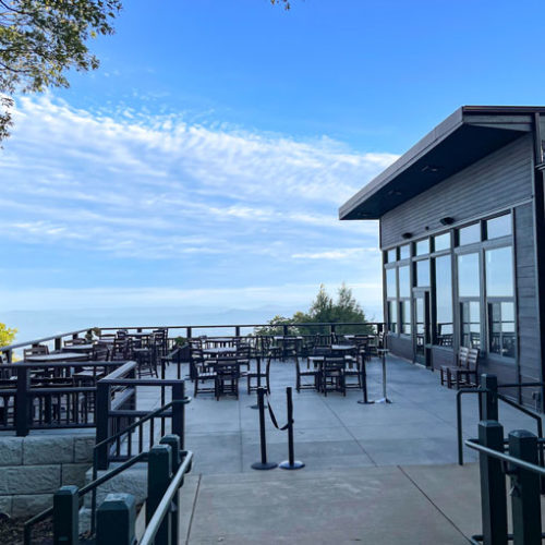 Skyland Resort's high-altitude location offers sweeping views of Shenandoah National Park all year long.